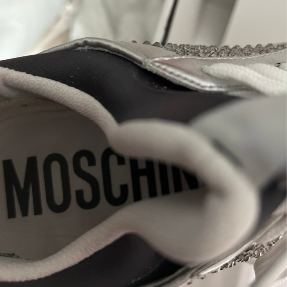 Moschino Black and White Sneakers - Picture 2 of 8